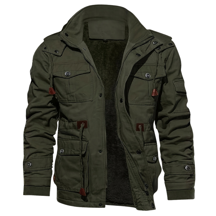 Mira | Lange Outdoor-Herrenjacke – Heavy-Duty &amp; warm gefüttert