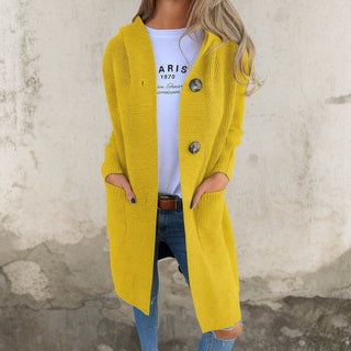 Paula™ | Elegante lange Strickjacke
