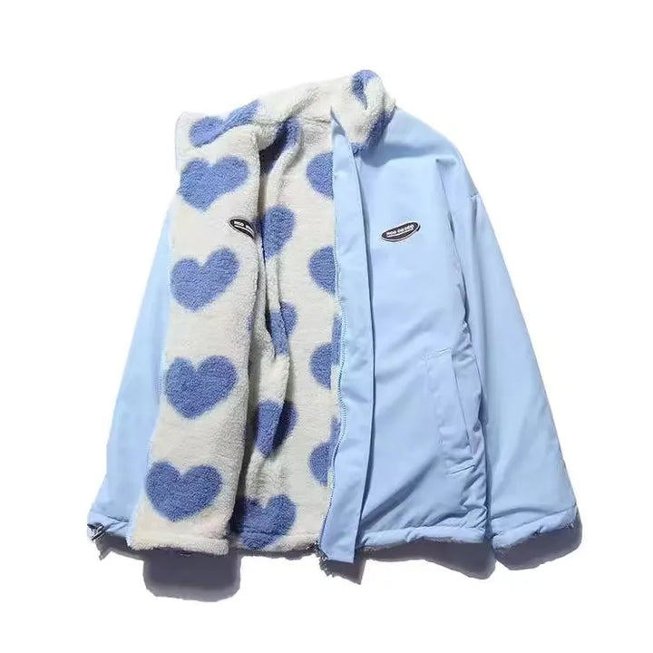 BacioDeluxe™️ | Doppelseitige Herzjacke – Einzigartige Kollektion