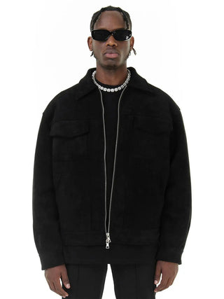 Mira | Oversized Wildleder-Jacke für Herren