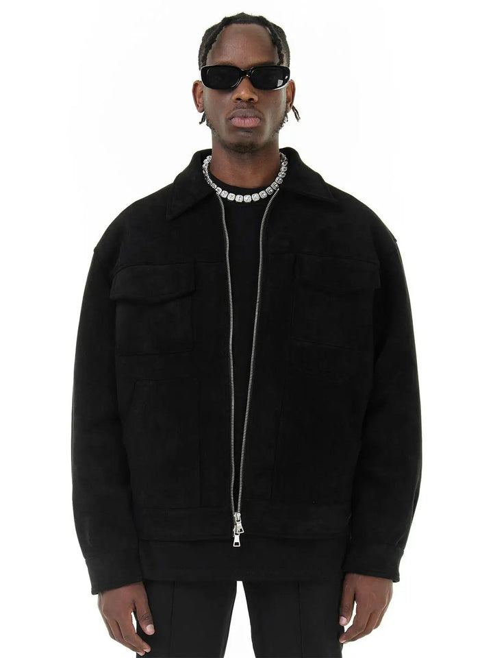 Mira | Oversized Wildleder-Jacke für Herren