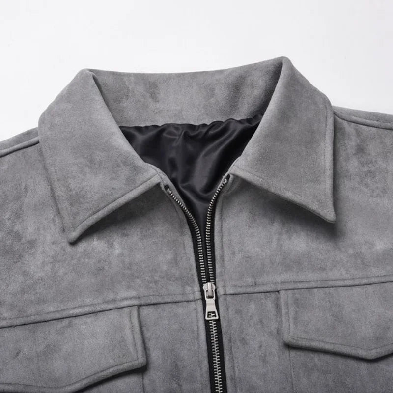 Mira | Oversized Wildleder-Jacke für Herren
