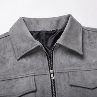 Mira | Oversized Wildleder-Jacke für Herren
