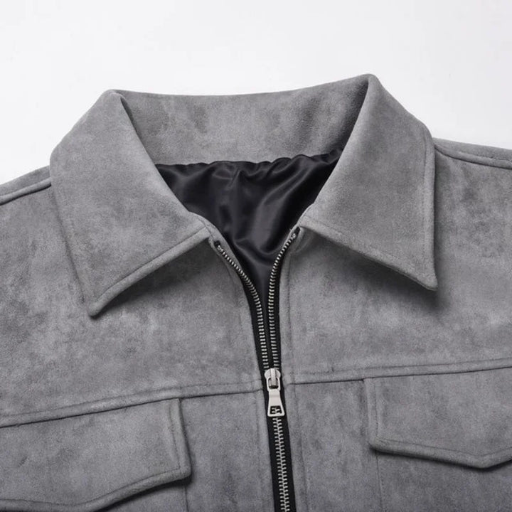 Mira | Oversized Wildleder-Jacke für Herren