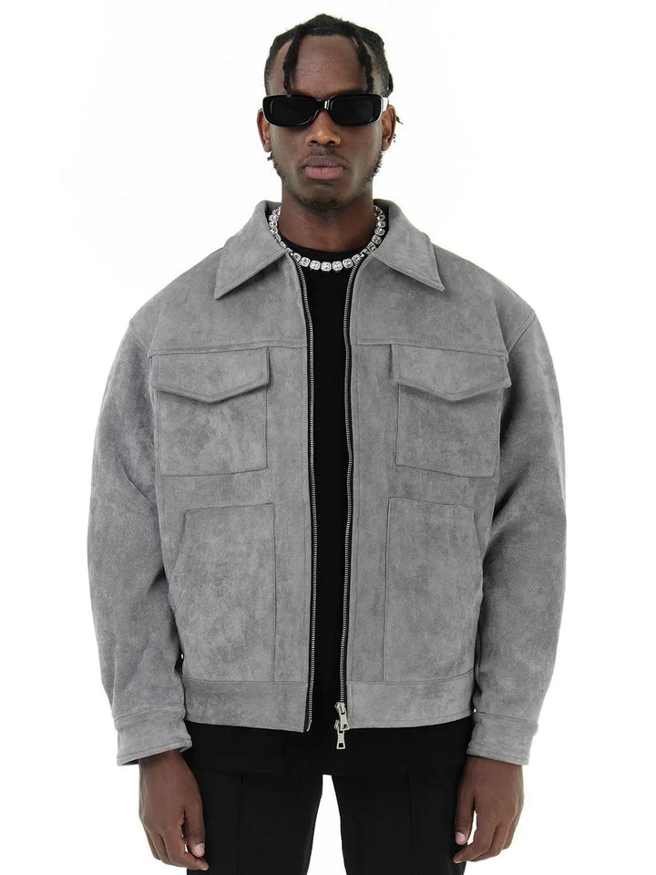 Mira | Oversized Wildleder-Jacke für Herren