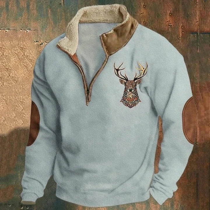 Jonathan Halfzip-Sweatshirt Hellblau