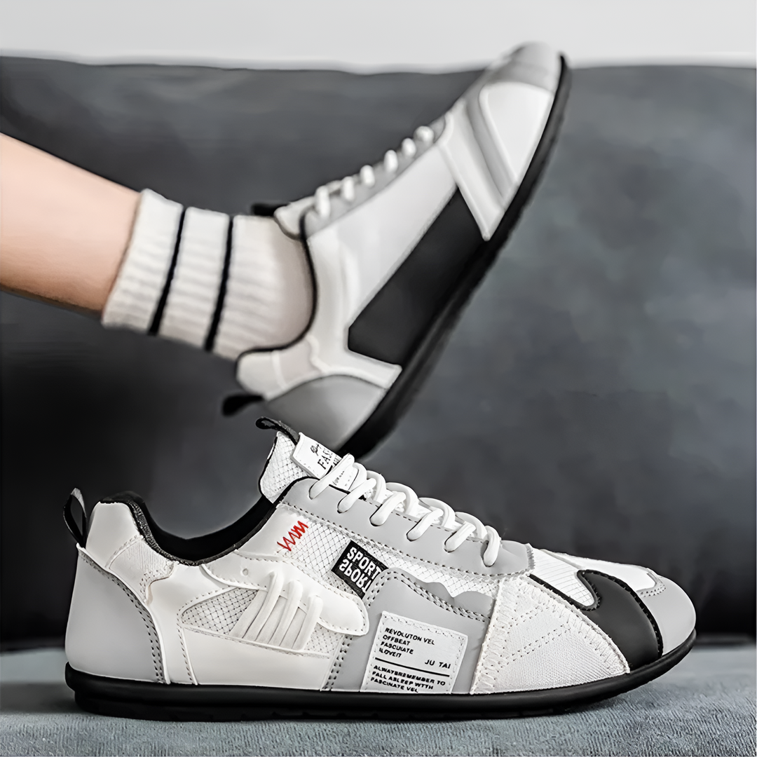 Rune Retro Racer Sneaker Weiß getragen