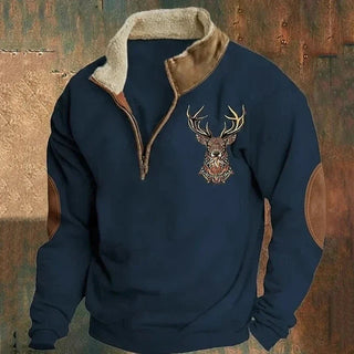 Jonathan Halfzip-Sweatshirt Blau
