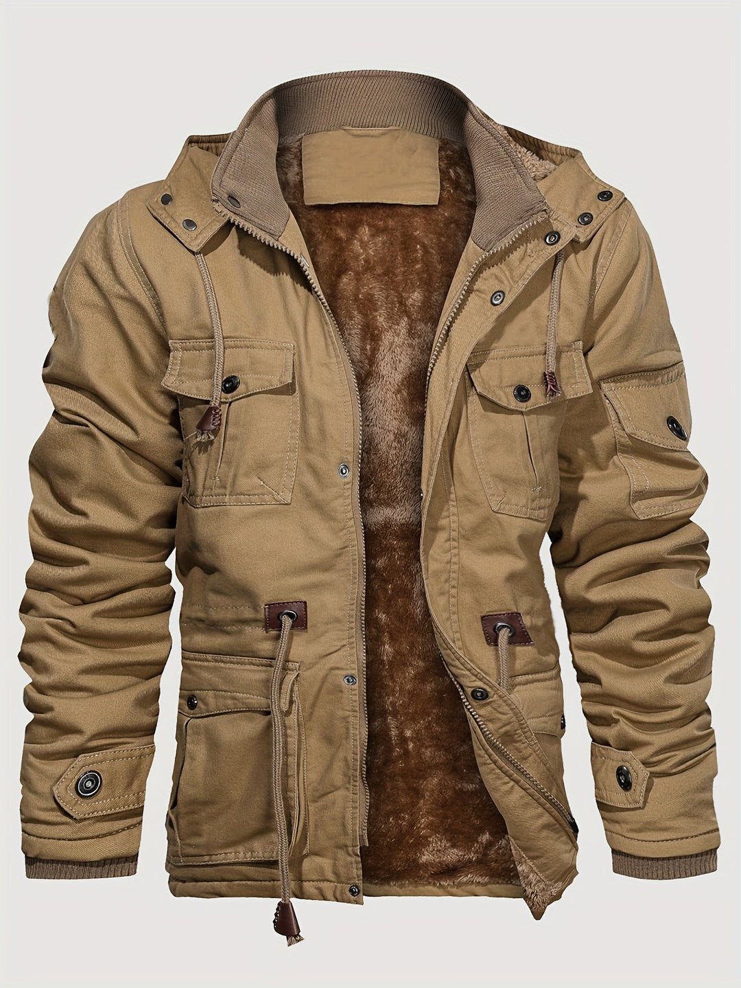 Mira | Lange Outdoor-Herrenjacke – Heavy-Duty &amp; warm gefüttert