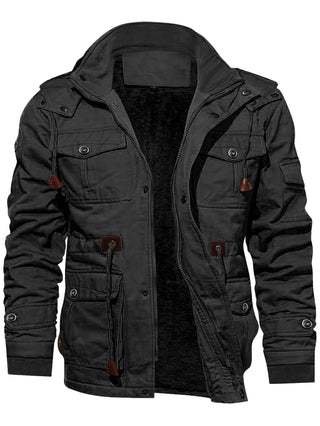 Mira | Lange Outdoor-Herrenjacke – Heavy-Duty &amp; warm gefüttert