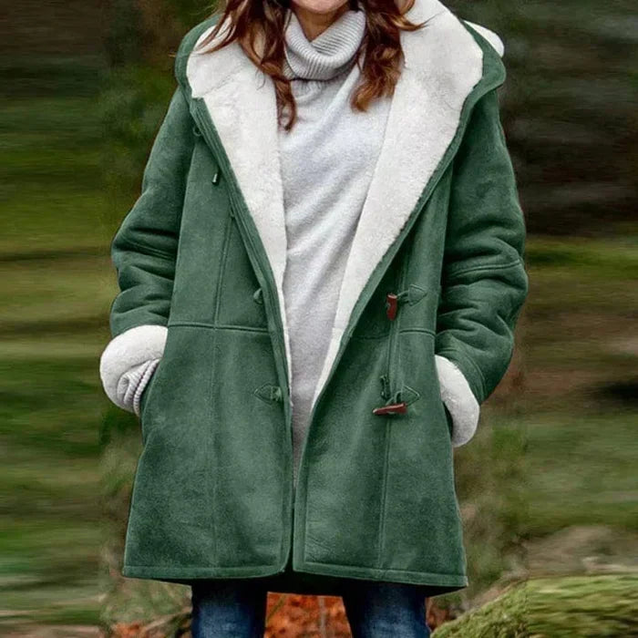 Serena™ | Kaschmirmantel mit Kapuze