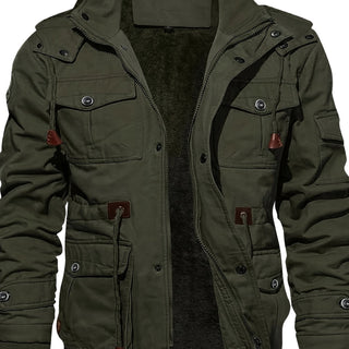 Mira | Lange Outdoor-Herrenjacke – Heavy-Duty &amp; warm gefüttert