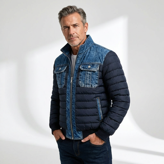 Mira | Klassische Jeansjacke für Herren – gefüttert &amp; winddicht