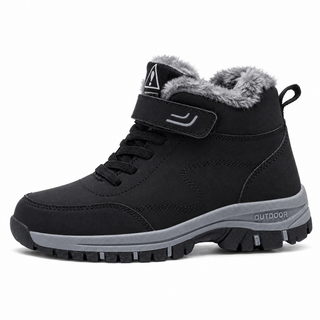 Finn | Gefütterte Winterstiefel mit Klettverschluss