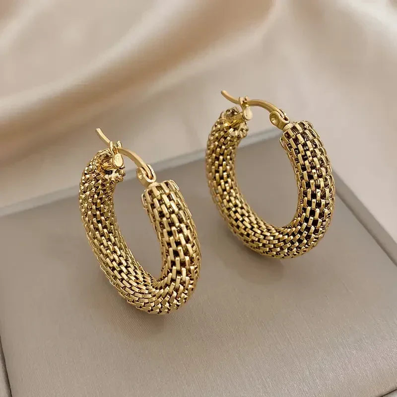 Goldene Tide Creolen | Gold