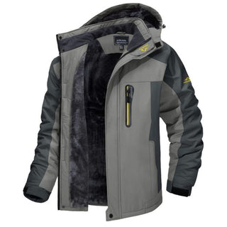 Hendrik | Herren-Winterjacke mit Kapuze &amp; Windschutzleiste