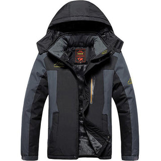Hendrik | Herren-Winterjacke mit Kapuze &amp; Windschutzleiste