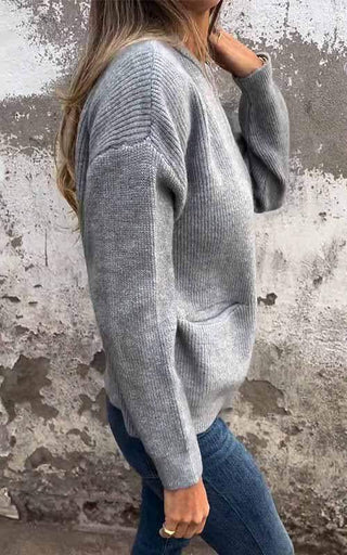 Regina - Gemütlicher Pullover mit Reißverschluss