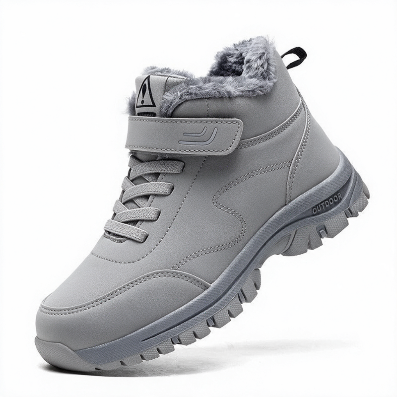 Finn | Gefütterte Winterstiefel mit Klettverschluss