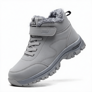 Finn | Gefütterte Winterstiefel mit Klettverschluss