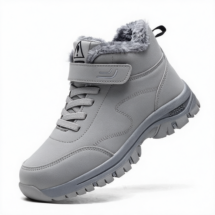 Finn | Gefütterte Winterstiefel mit Klettverschluss
