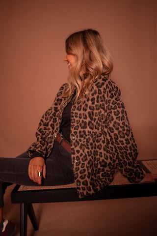 Susanne™ | Trendige Jacke mit Leopardenmuster
