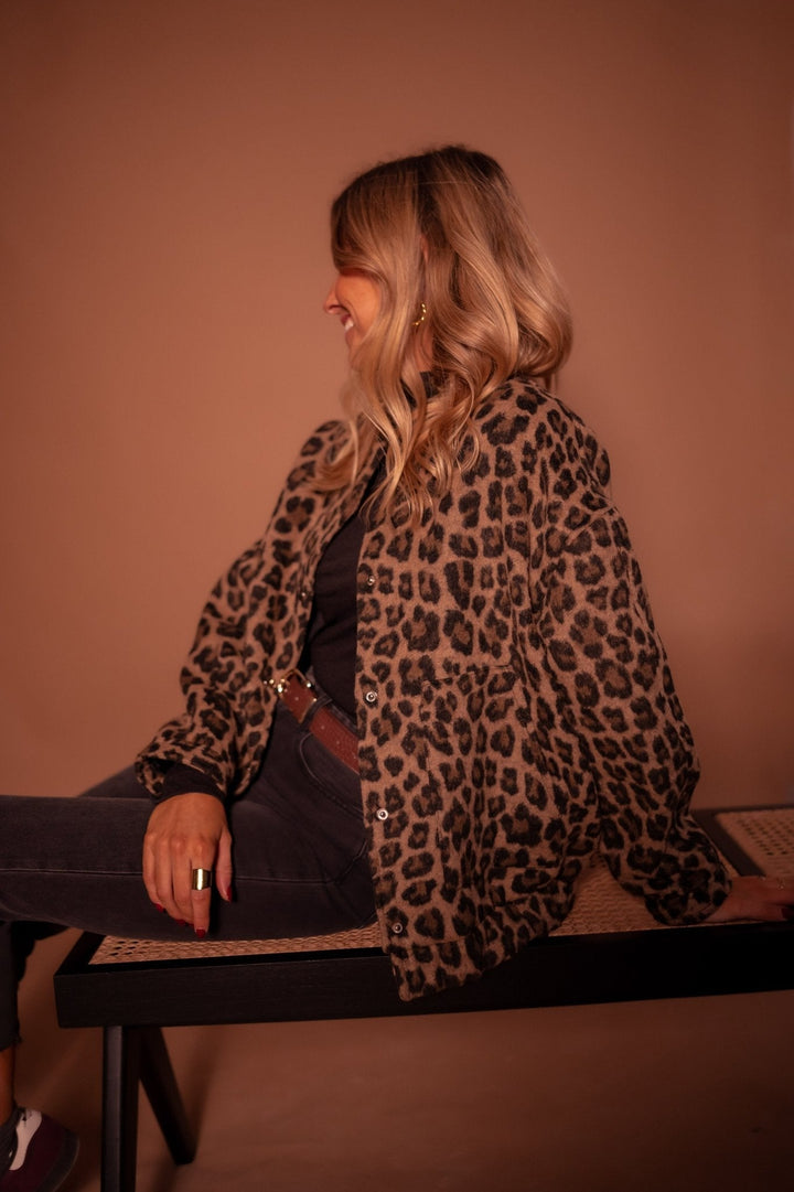 Susanne™ | Trendige Jacke mit Leopardenmuster