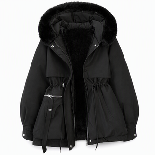 Lena™ | Warmer Winterparka mit Kunstfellkapuze