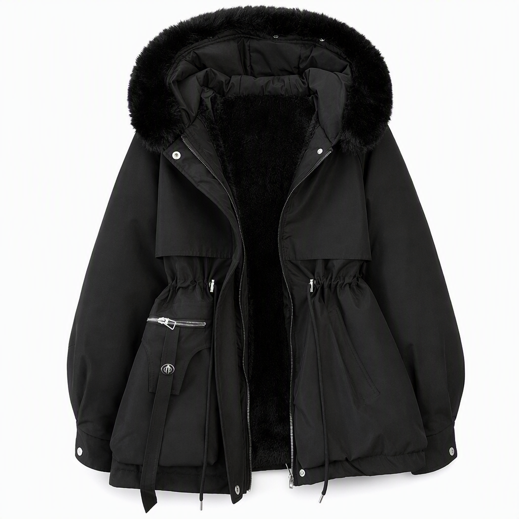 Lena™ | Warmer Winterparka mit Kunstfellkapuze