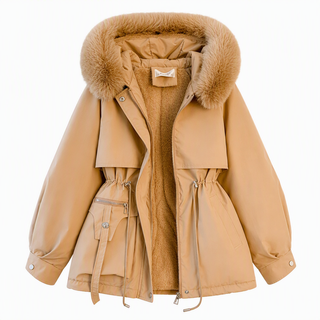 Lena™ | Warmer Winterparka mit Kunstfellkapuze