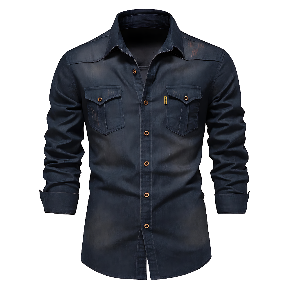 Mira | Denim-Overshirt für Herren – Comfort Fit