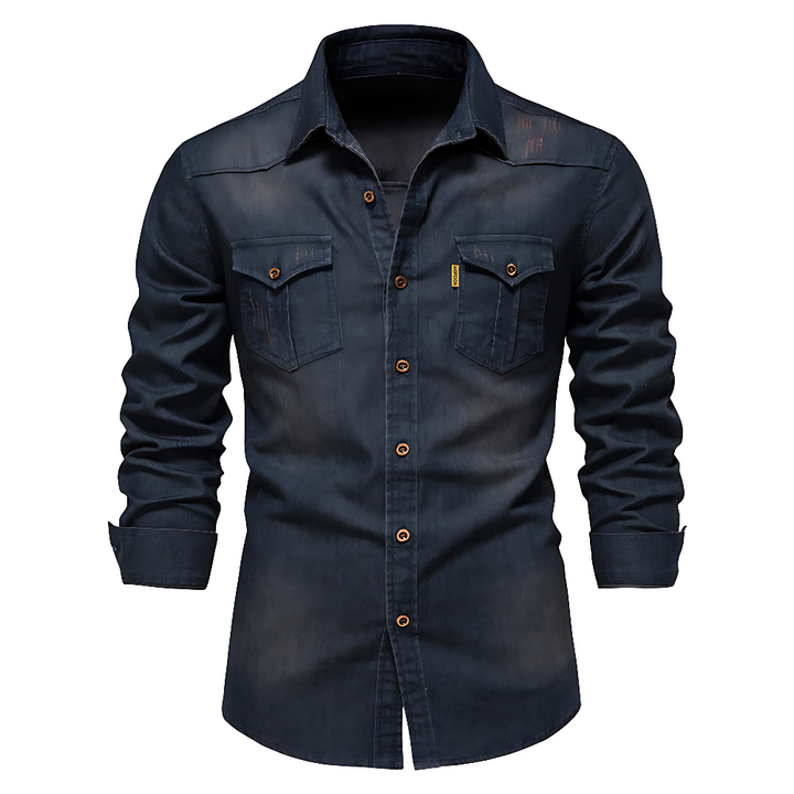 Mira | Denim-Overshirt für Herren – Comfort Fit