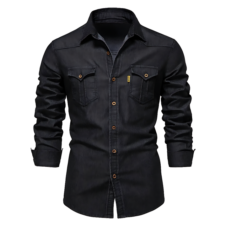Mira | Denim-Overshirt für Herren – Comfort Fit