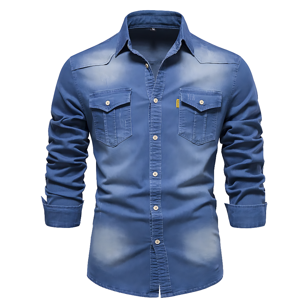 Mira | Denim-Overshirt für Herren – Comfort Fit