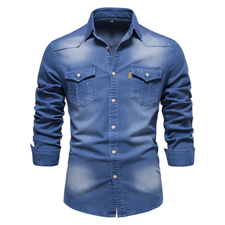 Mira | Denim-Overshirt für Herren – Comfort Fit