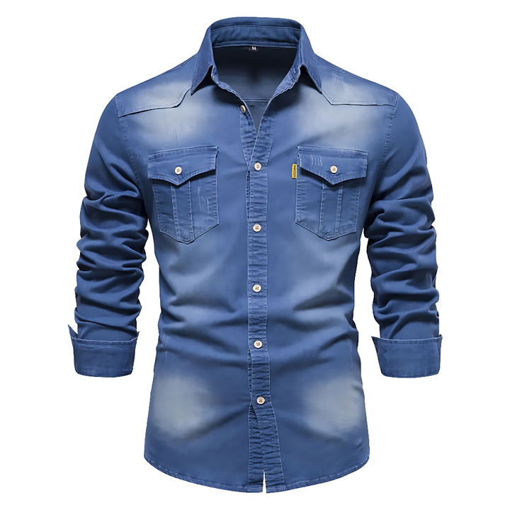 Mira | Denim-Overshirt für Herren – Comfort Fit