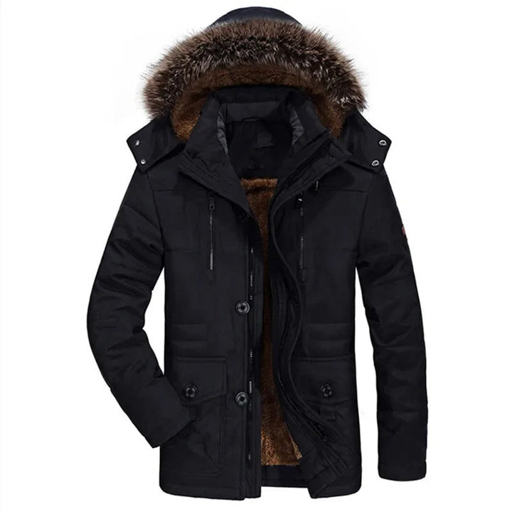 Theo | Baumwoll-Winterjacke mit Kapuze