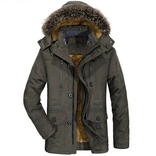 Theo | Baumwoll-Winterjacke mit Kapuze
