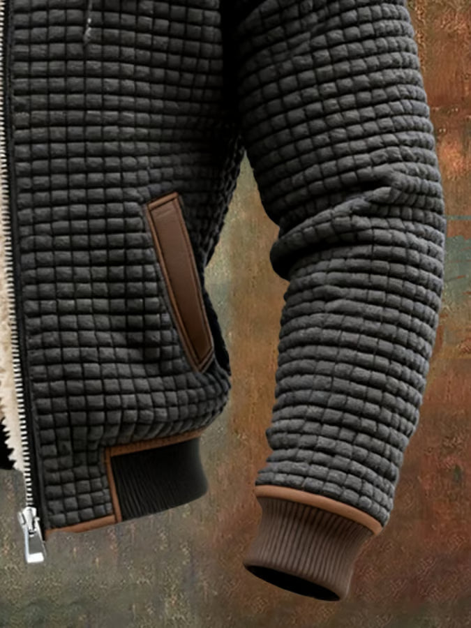 Mira | Retro-Kapuzenjacke für Herren mit Reißverschluss